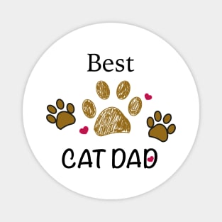 Best cat dad Magnet